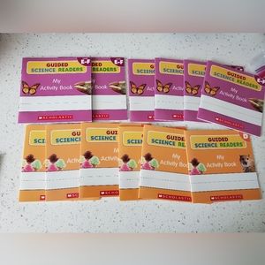 My active book guided science reader levels D and E F all new total of 12